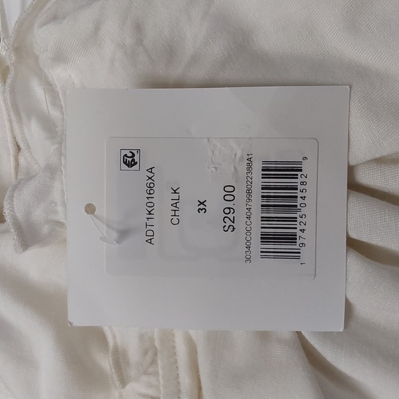 Ruffle Sleeve Tank  | 89th & Madison | 3X - Picture 8 of 10